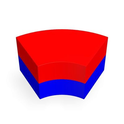 Magnete di neodimio curvo ad alta temperatura per motore a corrente continua