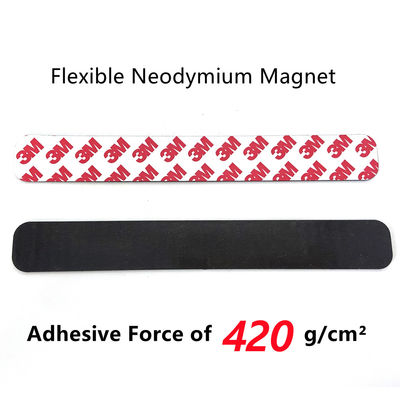 ISO9001 2008 Certificato 1m 10x1.5mm Nastro adesivo magnetico al neodimio Flessibile e facile