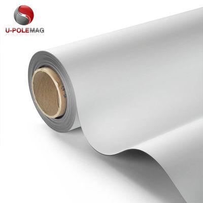 Rollo magnetico di gomma PVC bianco/Rollo di fogli magnetici permanenti/Materiale del rotolo magnetico