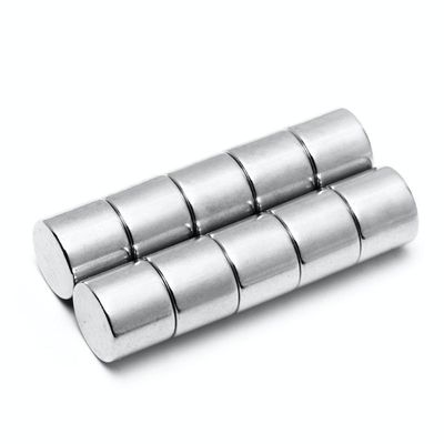 Disco magnetico di neodimio N52 di alta resistenza a 12 mm in forma di blocco con rivestimento di epossidi nero