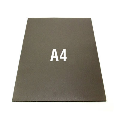 Campione Magnete di gomma isotropica Carta bianca flessibile Rollo di cancellazione a secco PVC Campione nero