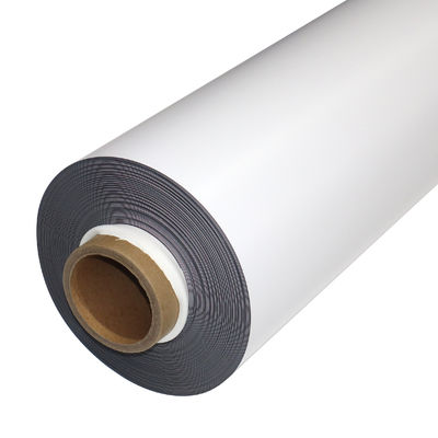 Magnete di gomma composito bianco in PVC/rollo di fogli magnetici per applicazioni versatili