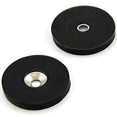 Magnete a disco NdFeB a base magnetica impermeabile con rivestimento in gomma e dimensioni personalizzate