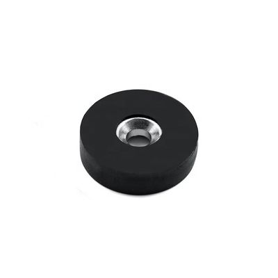 Magnete a disco NdFeB a base magnetica impermeabile con rivestimento in gomma e dimensioni personalizzate