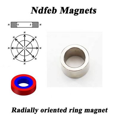 Magnete di neodimio per tubo a anello radialmente orientato con tolleranza ± 0,05 mm