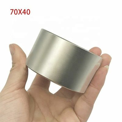 Magnete a cilindro di neodimio permanente N45 N52 D70x40mm Magnete superforte per macchine