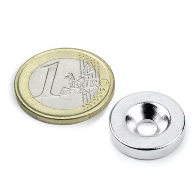 Magneti di neodimio compositi di resistenza industriale Magneti a disco rotondo con buco di contraffusione