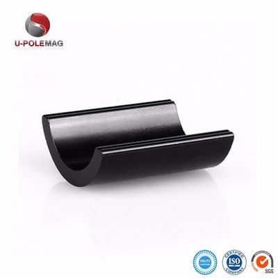 Dimensione personalizzata ARC NdFeB Magnet Coating Black Epoxy Neodymium Segment Magnets per motore