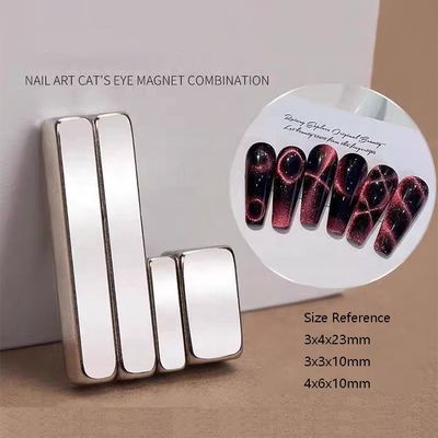 Crea un'unica unghia da occhio di gatto con un kit di magnete per unghie a barra di magnete al neodimio personalizzato