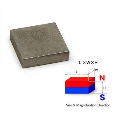 Magnete di cobalto di samario personalizzato ad alta temperatura fino a 350°C con tolleranza ±1 mm